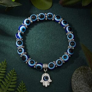 bracelet main de fatma bleu