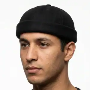 Casquette Sans Visière Palestine – coloris noir