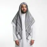 Ghutra Keffieh avec ou sans Agal – noir, sans agal