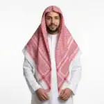 Ghutra Keffieh avec ou sans Agal – rouge, sans agal